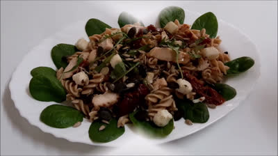 Receta rápida de ensalada de pasta