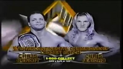 Chris Benoit Vs Chris Jericho - Ladder Match - Campeonato Intercontinental - Royal Rumble 2001