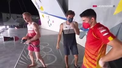 Alberto Ginés consigue la medalla de oro en escalada deportiva