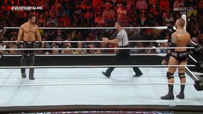Seth Rollins Vs Randy Orton - Campeonato Mundial Peso Pesado de WWE - RAW 10/08/2015