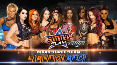 Team PCB Vs Team B.A.D Vs Team Bella - Summerslam 2015