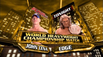 Edge Vs John Cena - Campeonato Mundial Peso Pesado - RAW 02/03/2009