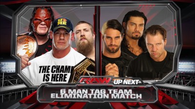 John Cena y Team Hell No Vs The Shield - Elimination Tag Team Match - RAW 13/05/2013