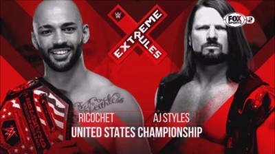 Aj Styles vs Ricochet (Full Match)