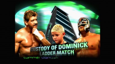 Rey Mysterio Vs Eddie Guerrero - Custodia de Dominik - Ladder Match - Summerslam 2005