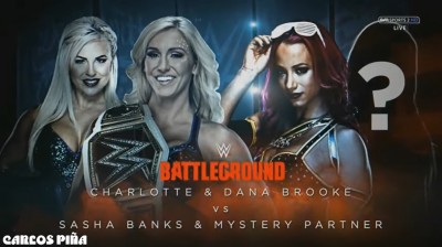 Sasha Banks y Bayley Vs Charlotte y Dana Brooke - Battleground 2016