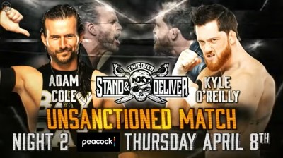 Kyle O'Reilly Vs Adam Cole - Unsanctioned Match - NXT TakeOver Stand & Deliver Noche 2
