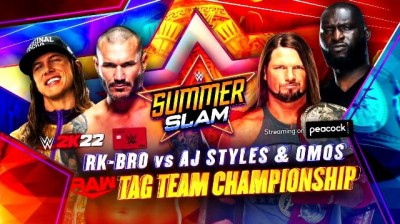 Aj Styles & Omos vs RK-Bro (Full Match)
