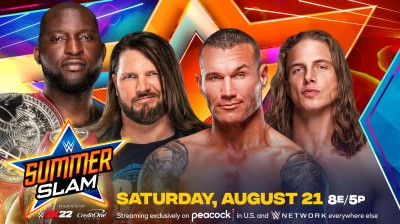 R-KBRO VS AJ STYLES Y OMOS - SUMMERSLAM 2021