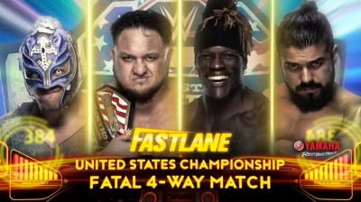 REY MYSTERIO VS SAMOA JOE VS R-TRUTH VS ANDRADE - FASTLANE 2019