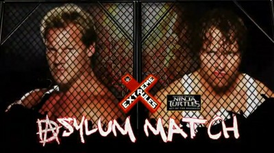 Dean Ambrose Vs Chris Jericho - Asylum Match - Extreme Rules 2016