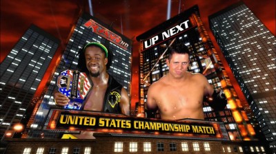 Kofi Kingston Vs The Miz - Campeonato de los Estados Unidos - RAW 05/10/2009