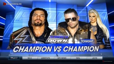 Roman Reigns Vs The Miz - Campeón Vs Campeón - SmackDown 28/04/2016