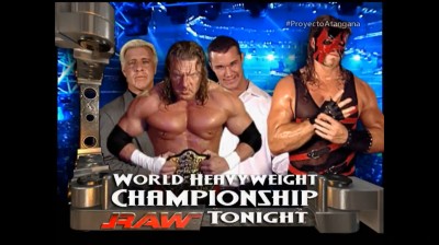 Triple H Vs Kane - Campeonato Vs Máscara - RAW 23/06/2003