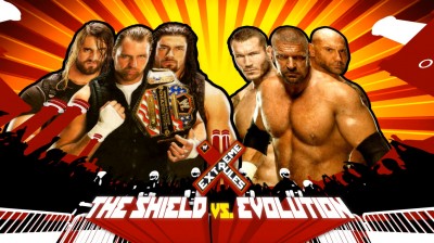 The Shield Vs Evolution - Extreme Rules 2014