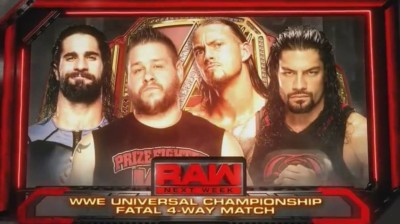 SETH ROLLINS VS KEVIN OWENS VS BIG CASS VS ROMAN REIGNS - RAW 29 DE AGOSTO DE 2016