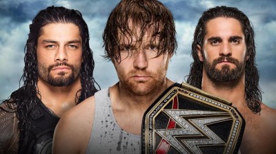 ROMAN REIGNS VS DEAN AMBROSE VS SETH ROLLINS - BATTLEGROUND 2016