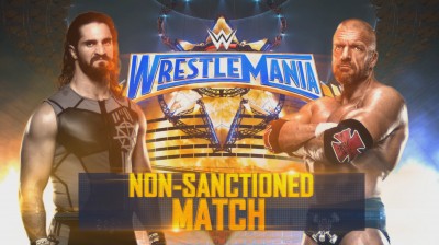 Seth Rollins Vs Triple H - Unsanctioned Match - Wrestlemania 33