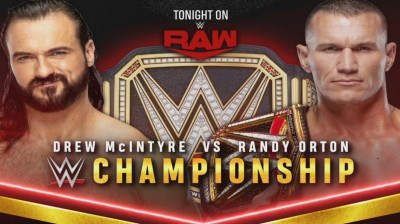 DREW MCYNTIRE VS RANDY ORTON - RAW 16 DE NOVIEMBRE DE 2020
