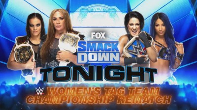Shayna Baszler y Nia Jax Vs Bayley y Sasha Banks - Campeonatos Femeninos en Parejas de WWE - SmackDown 04/09/2020