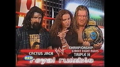 Triple H Vs Cactus Jack - Street Fight - Campeonato de WWF - Royal Rumble 2000