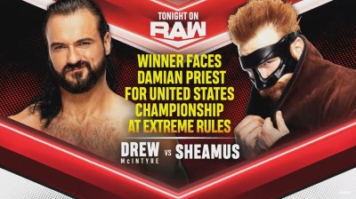 Drew McIntyre Vs Sheamus - RAW 06/09/2021