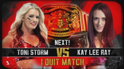 Kay Lee Ray Vs Toni Storm - I Quit Match - Campeonato Femenino del Reino Unido de NXT - NXT UK 27/02/2020