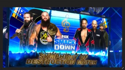 Braun Strowman y Elias Vs Shinsuke Nakamura y Cesaro - Symphony Of Destruction - SmackDown 21/02/2020