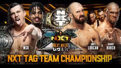 MSK Vs Oney Lorcan y Danny Burch - Campeonatos en Pareja de NXT - NXT 07/09/2021