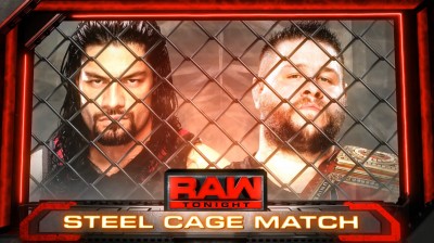 Roman Reigns Vs Kevin Owens - Steel Cage Match - RAW 19/09/2016