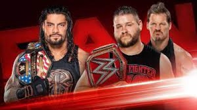 Roman Reigns Vs Kevin Owens - Campeonato de los Estados Unidos - RAW 26/12/2016