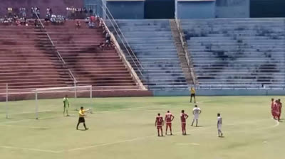 Segundo gol do Peirópolis, no jogo Peirópolis 2 x 2 Bonsucesso