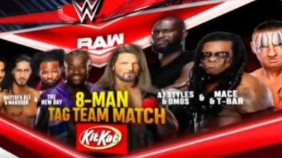 8-MAN TAG TEAM MATCH - RAW 13 SEPTIEMBRE DE 2021