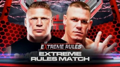 BROCK LESNAR VS JOHN CENA - EXTREME RULES 2012